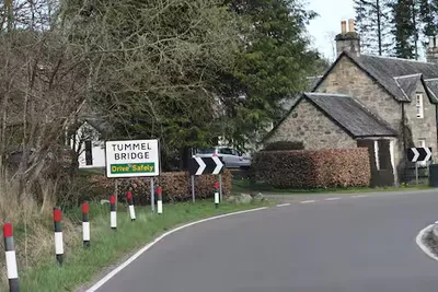 The nearby hamlet of Tummell Bridge
